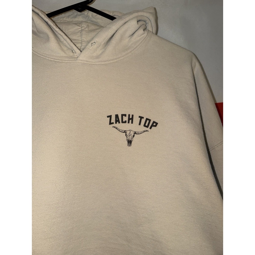 Zach Top Cold Beer Country Music Tour 2025 Sweatshirt Hoodie 2XL Official Merch - Picture 4 of 5